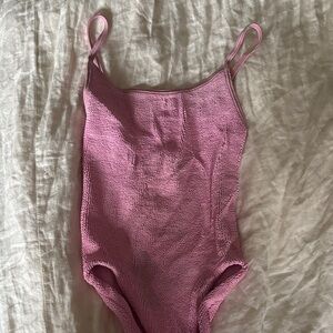 Pink Kids One Piece Swimsuit